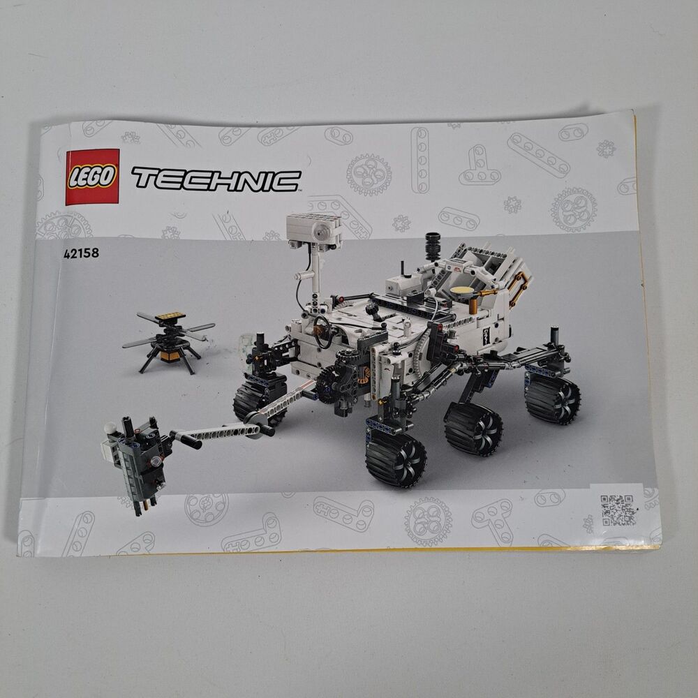 LEGO 42158 Technic Instruction Manual for NASA Mars Rover Perserverance